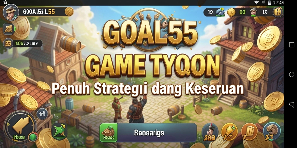 Gameplay Tycoon yang seru dan mengasah strategi.