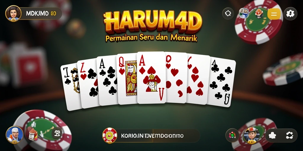 Tampilan gameplay seru dalam HARUM4D, menggambarkan interaksi sosial dan kompetisi.