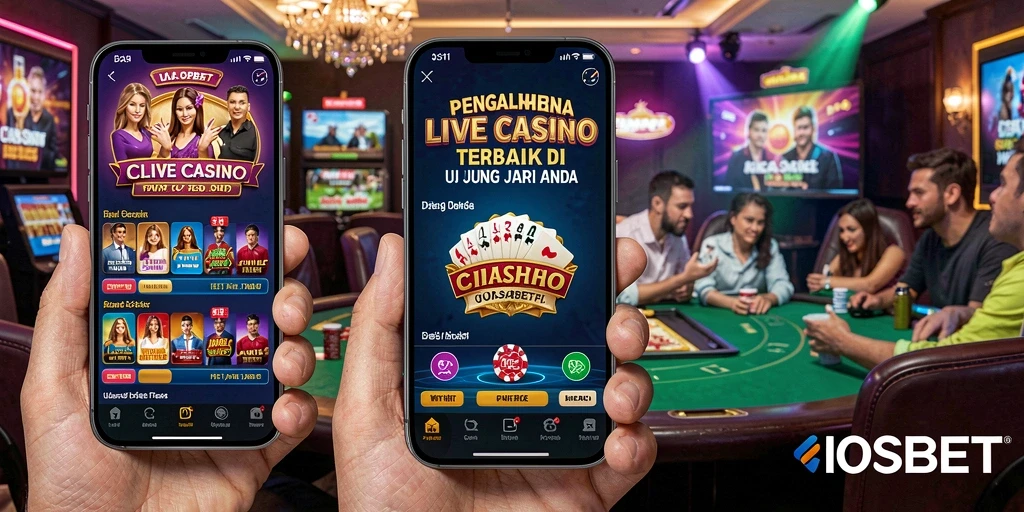 Tampilan gameplay Live Casino yang mendebarkan dan interaktif.