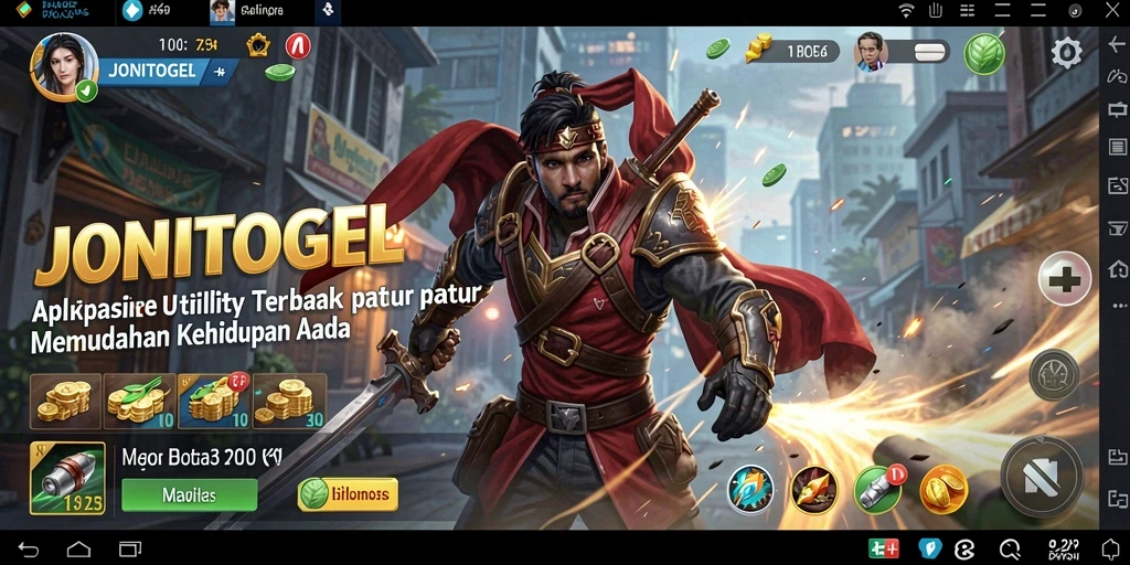 Tampilan antarmuka JONITOGEL yang sederhana dan intuitif.