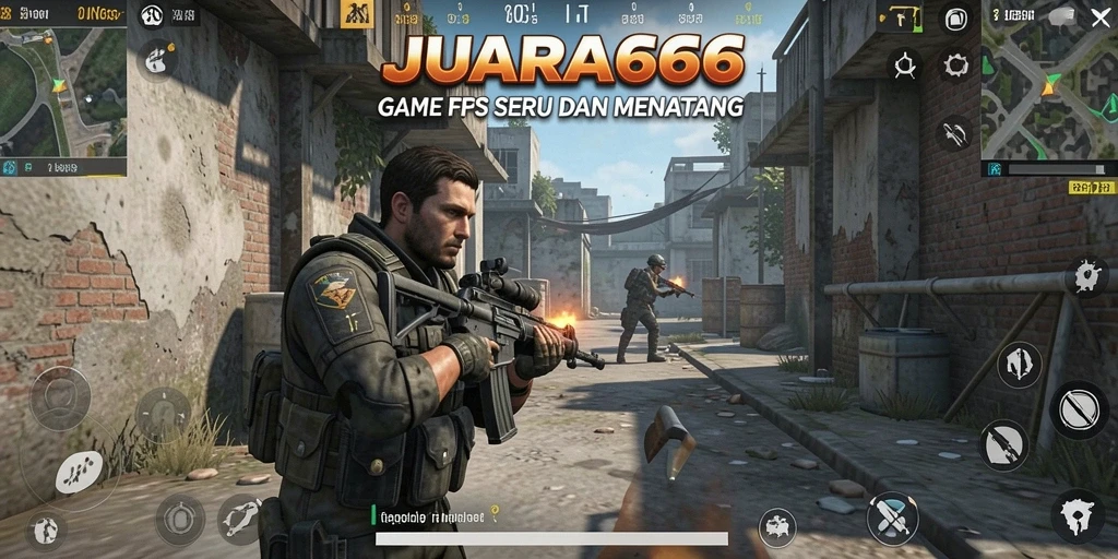 Tampilan seru gameplay JUARA666 dengan aksi tembak-menembak intens.