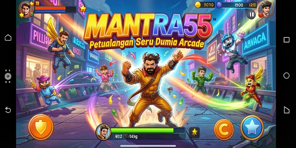 Tampilan menarik dari gameplay <strong>MANTRA55</strong> yang penuh aksi dan petualangan.