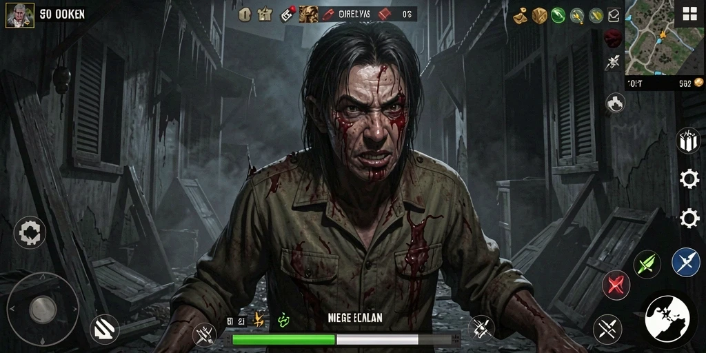Gameplay menegangkan dengan suasana horor yang mencekam.