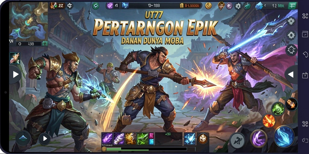 Tampilan gameplay yang seru dan penuh aksi dari UT77.