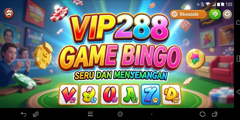 Tampilan gameplay Bingo yang seru di VIP288.
